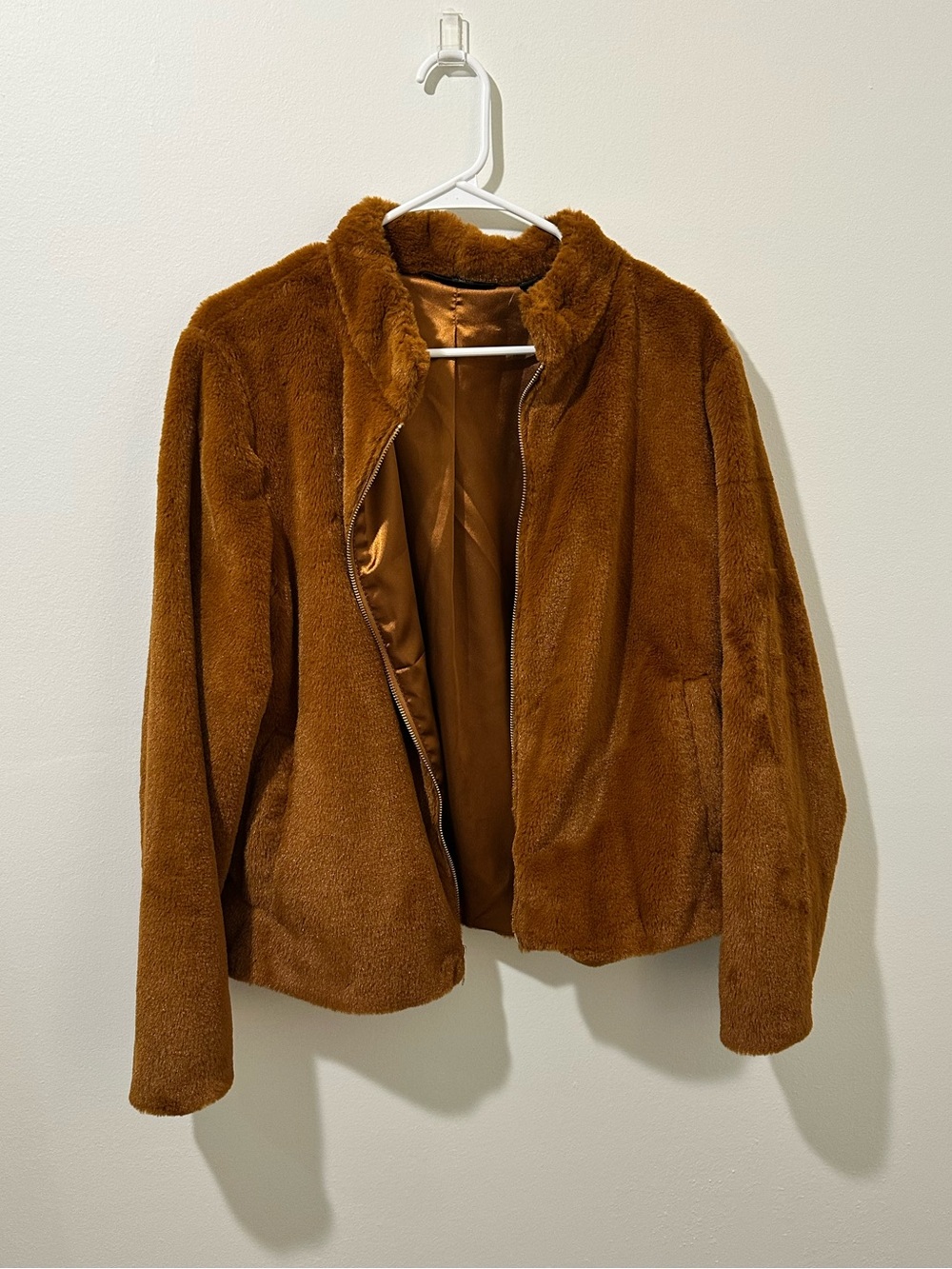 G.I.L.I. Teddy Jacket in Rich Chestnut Brown